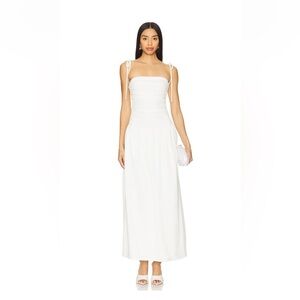 NWT All The Ways Revolve Orelia Maxi white dress bridal wedding M Med thick